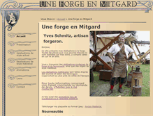 Tablet Screenshot of forge-mitgard.com